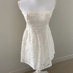 Express Strapless Lace Dress